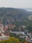 Widok na Kaziemierz Dolny i ruiny Zamku Królewskiego